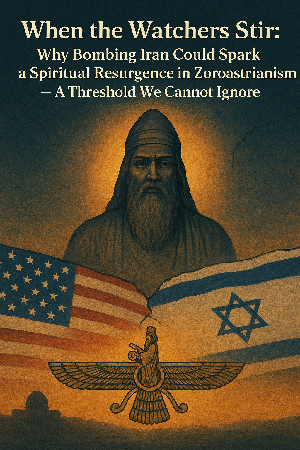 When the Watchers Stir: Why Bombing Iran Could Spark a Spiritual Resurgence in Zoroastrianism – A Threshold We Cannot Ignore, Rooted in the Quran, Bible, Old Testament, and Beyond